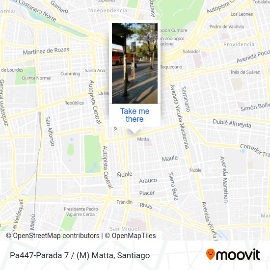 Mapa de Pa447-Parada 7 / (M) Matta