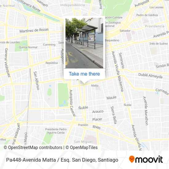 Pa448-Avenida Matta / Esq. San Diego map