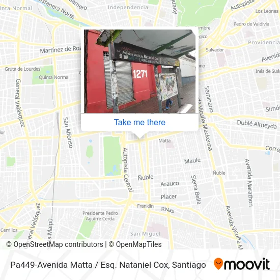 Pa449-Avenida Matta / Esq. Nataniel Cox map