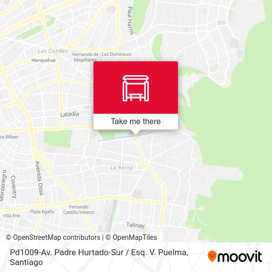 Pd1009-Av. Padre Hurtado-Sur / Esq. V. Puelma map