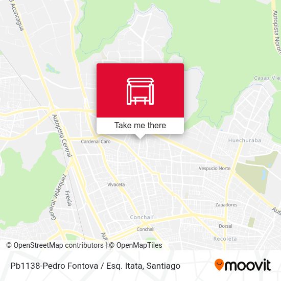 Mapa de Pb1138-Pedro Fontova / Esq. Itata