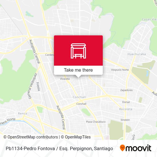 Mapa de Pb1134-Pedro Fontova / Esq. Perpignon