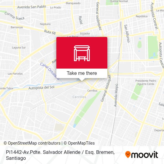 Mapa de Pi1442-Av.Pdte. Salvador Allende / Esq. Bremen