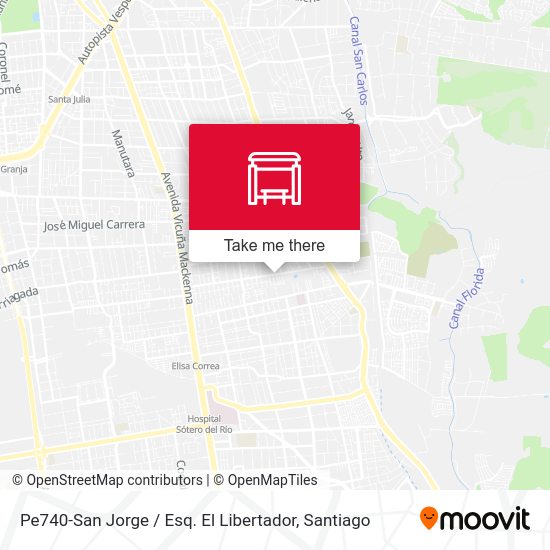 Pe740-San Jorge / Esq. El Libertador map