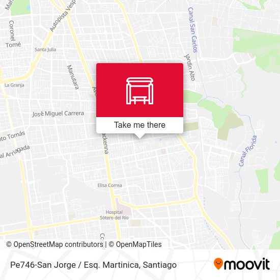 Mapa de Pe746-San Jorge / Esq. Martinica