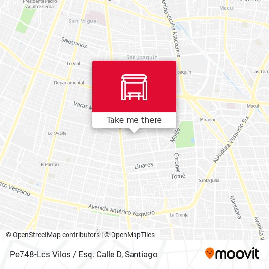 Pe748-Los Vilos / Esq. Calle D map