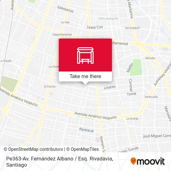Mapa de Pe363-Av. Fernández Albano / Esq. Rivadavia