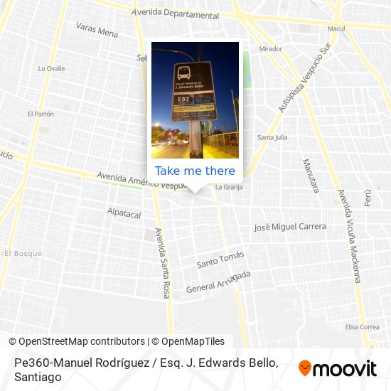 Pe360-Manuel Rodríguez / Esq. J. Edwards Bello map