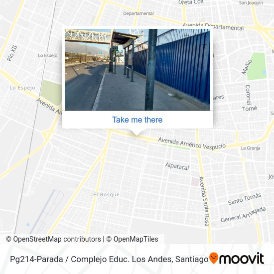 Mapa de Pg214-Parada / Complejo Educ. Los Andes