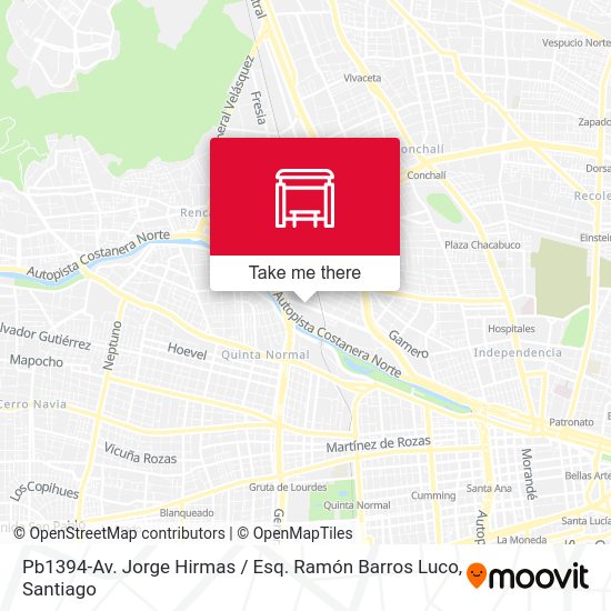 Pb1394-Av. Jorge Hirmas / Esq. Ramón Barros Luco map