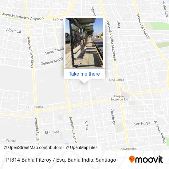 Pf314-Bahía Fitzroy / Esq. Bahía India map