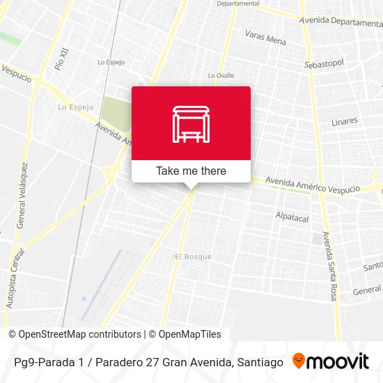 Mapa de Pg9-Parada 1 / Paradero 27 Gran Avenida