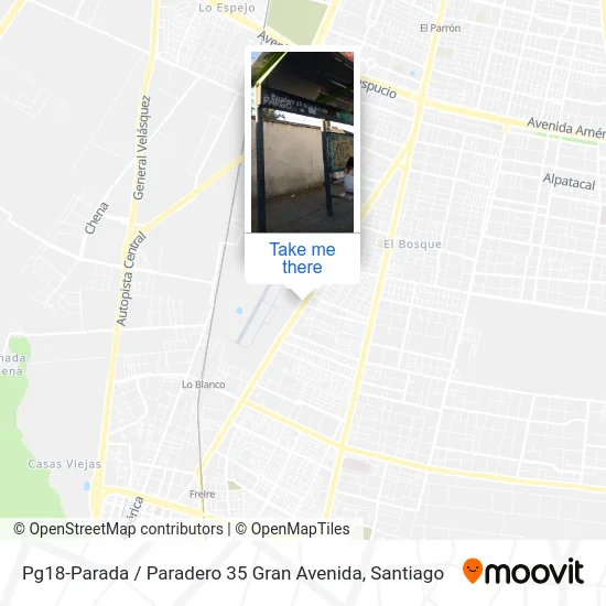 Pg18-Parada / Paradero 35 Gran Avenida map