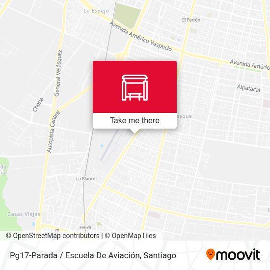 Mapa de Pg17-Parada / Escuela De Aviación