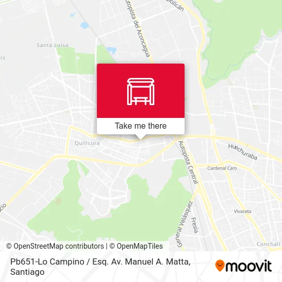 Pb651-Lo Campino / Esq. Av. Manuel A. Matta map