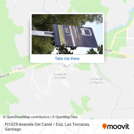 Pj1625-Avenida Del Canal / Esq. Las Torcazas map