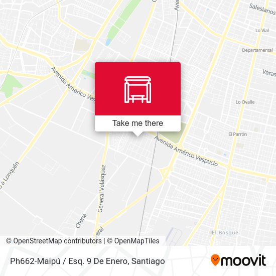 Mapa de Ph662-Maipú / Esq. 9 De Enero
