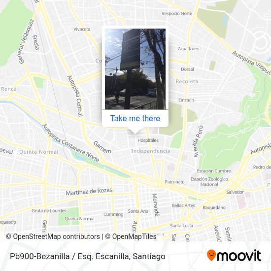 Mapa de Pb900-Bezanilla / Esq. Escanilla