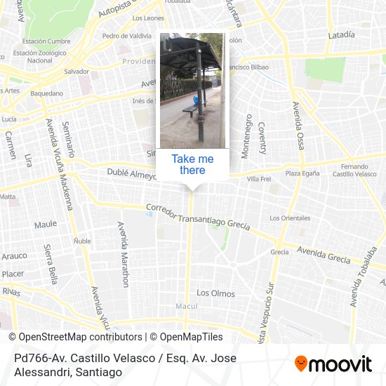 Pd766-Av. Castillo Velasco / Esq. Av. Jose Alessandri map