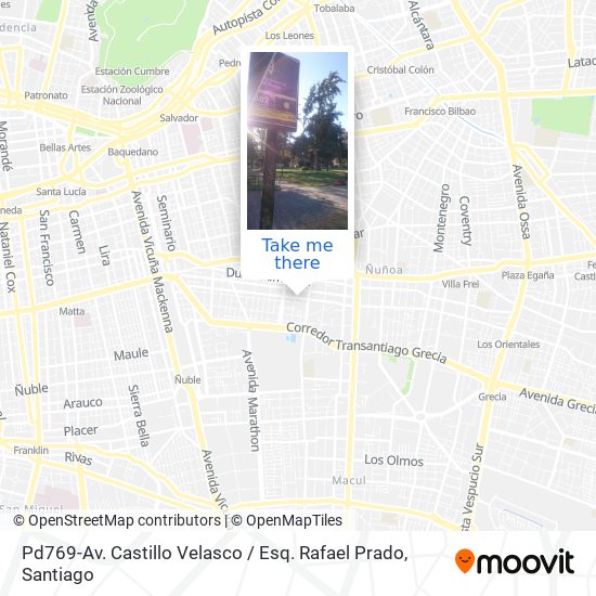 Pd769-Av. Castillo Velasco / Esq. Rafael Prado map