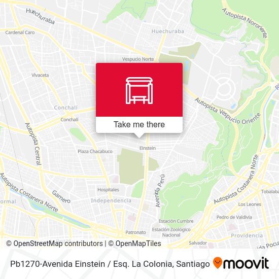 Pb1270-Avenida Einstein / Esq. La Colonia map