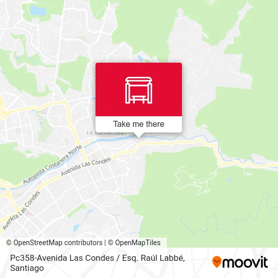 Pc358-Avenida Las Condes / Esq. Raúl Labbé map