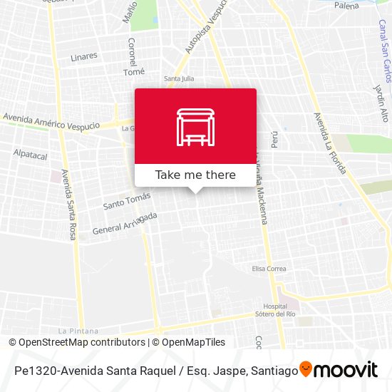 Pe1320-Avenida Santa Raquel / Esq. Jaspe map