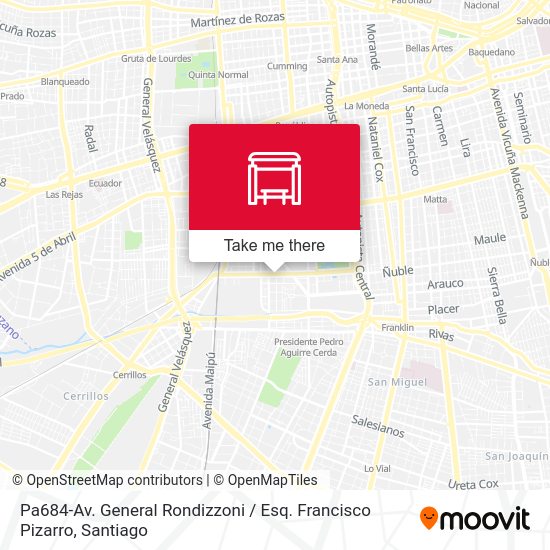 Pa684-Av. General Rondizzoni / Esq. Francisco Pizarro map