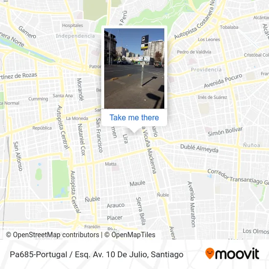 Pa685-Portugal / Esq. Av. 10 De Julio map