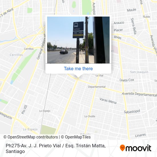 Mapa de Ph275-Av. J. J. Prieto Vial / Esq. Tristán Matta