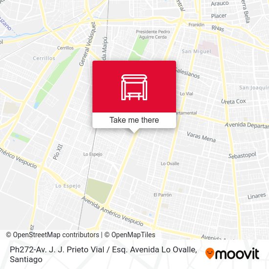 Ph272-Av. J. J. Prieto Vial / Esq. Avenida Lo Ovalle map