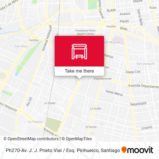 Mapa de Ph270-Av. J. J. Prieto Vial / Esq. Pirihueico