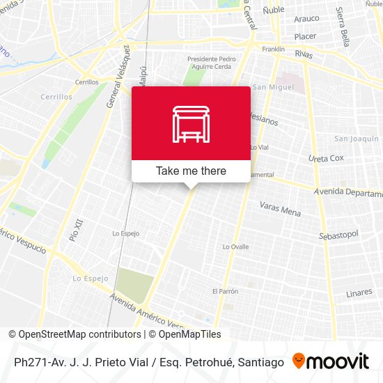 Mapa de Ph271-Av. J. J. Prieto Vial / Esq. Petrohué