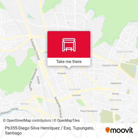 Pb355-Diego Silva Henríquez / Esq. Tupungato map