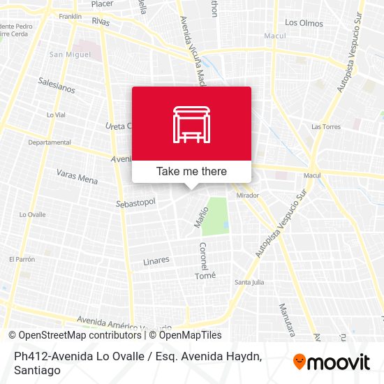 Ph412-Avenida Lo Ovalle / Esq. Avenida Haydn map