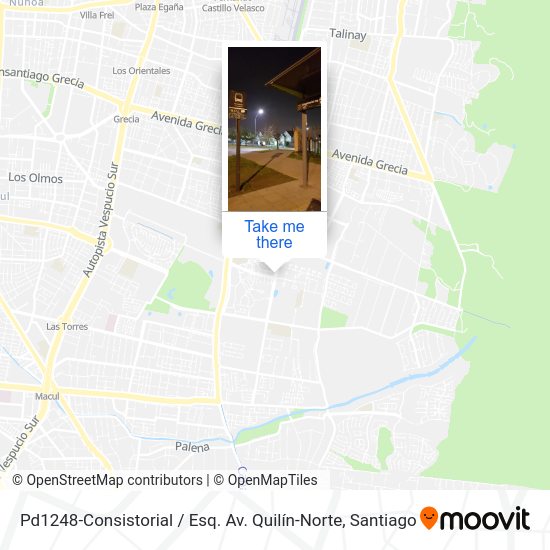 Mapa de Pd1248-Consistorial / Esq. Av. Quilín-Norte