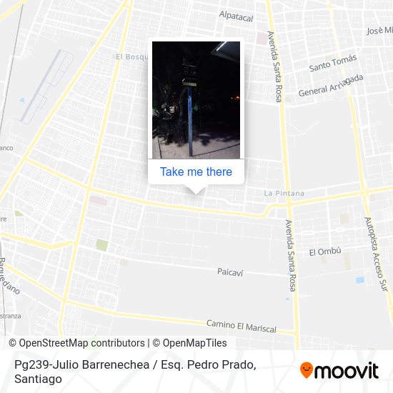 Mapa de Pg239-Julio Barrenechea / Esq. Pedro Prado