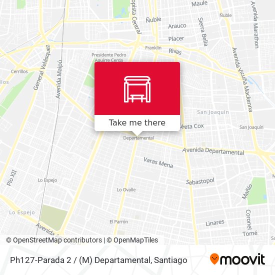 Ph127-Parada 2 / (M) Departamental map