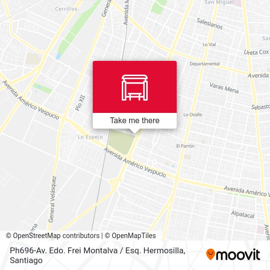 Mapa de Ph696-Av. Edo. Frei Montalva / Esq. Hermosilla