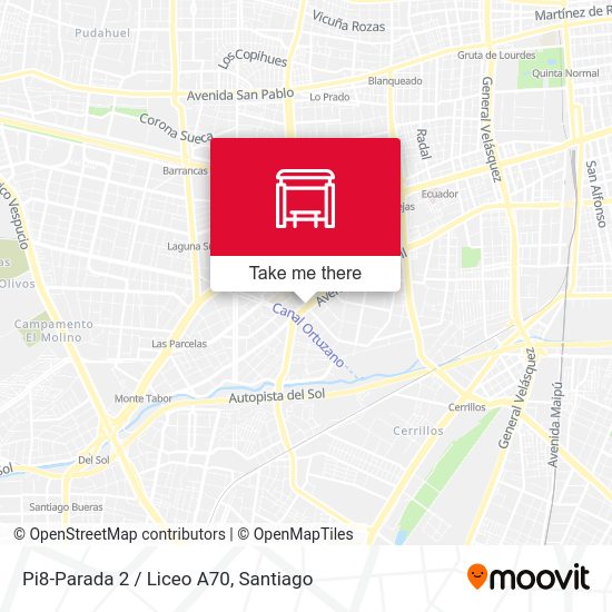 Mapa de Pi8-Parada 2 / Liceo A70