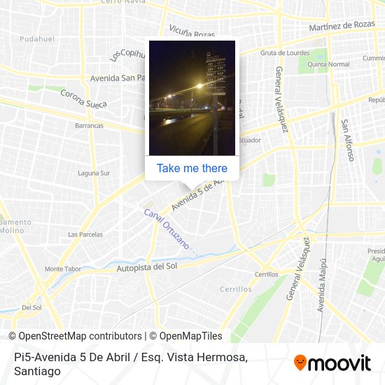 Mapa de Pi5-Avenida 5 De Abril / Esq. Vista Hermosa