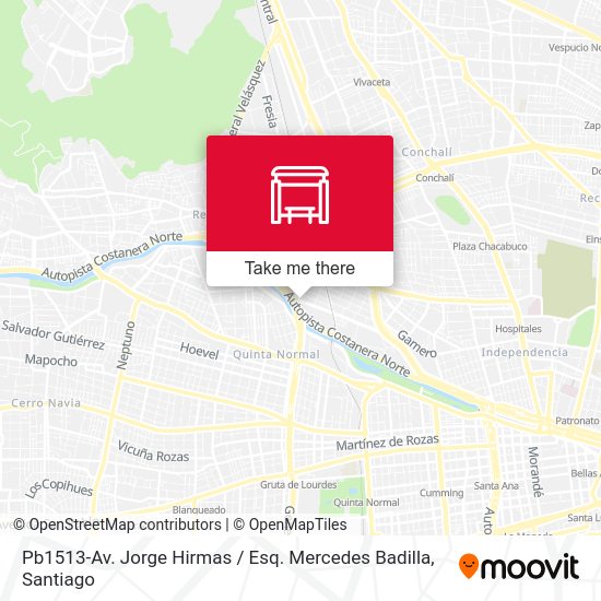 Mapa de Pb1513-Av. Jorge Hirmas / Esq. Mercedes Badilla