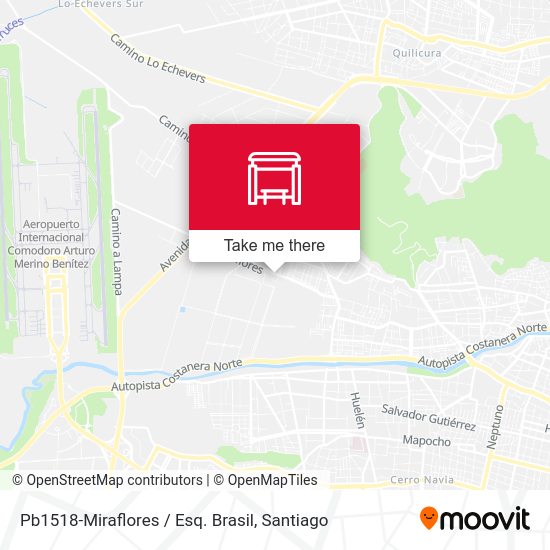 Pb1518-Miraflores / Esq. Brasil map