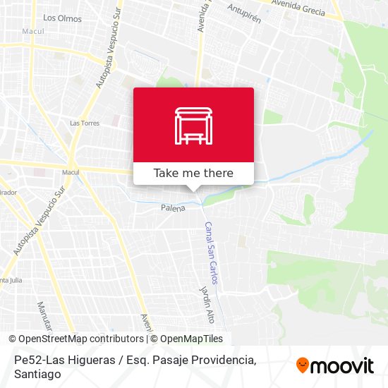 Pe52-Las Higueras / Esq. Pasaje Providencia map