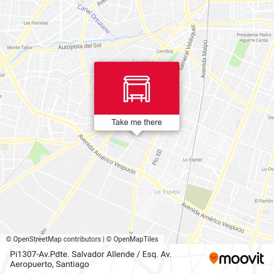Pi1307-Av.Pdte. Salvador Allende / Esq. Av. Aeropuerto map