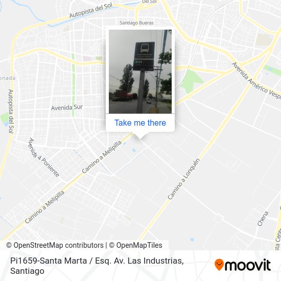 Pi1659-Santa Marta / Esq. Av. Las Industrias map