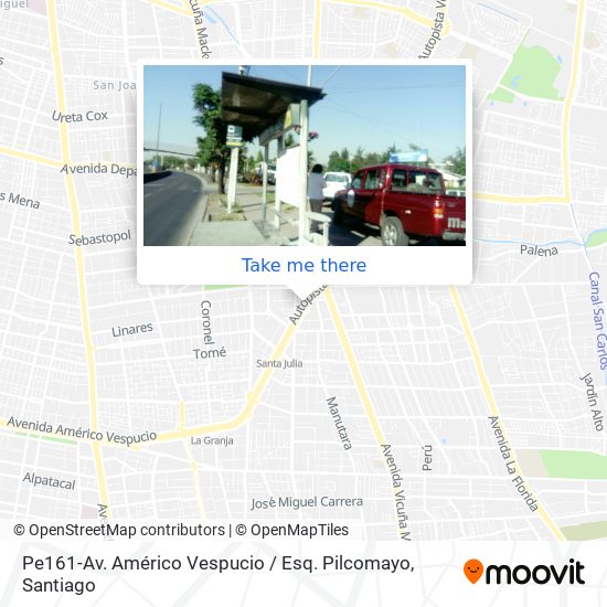 Pe161-Av. Américo Vespucio / Esq. Pilcomayo map