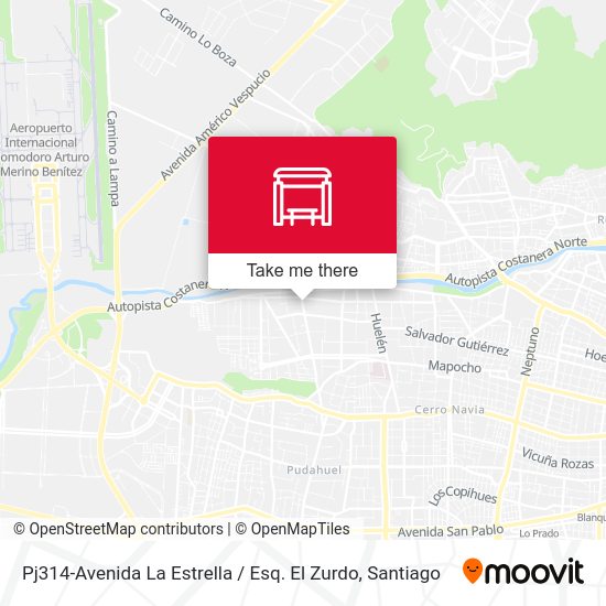 Pj314-Avenida La Estrella / Esq. El Zurdo map