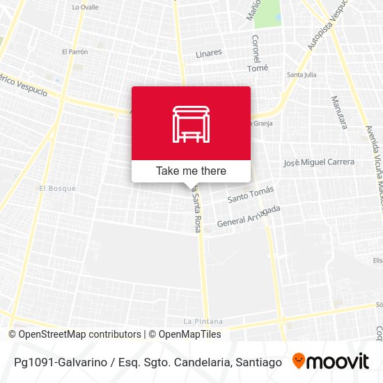 Pg1091-Galvarino / Esq. Sgto. Candelaria map