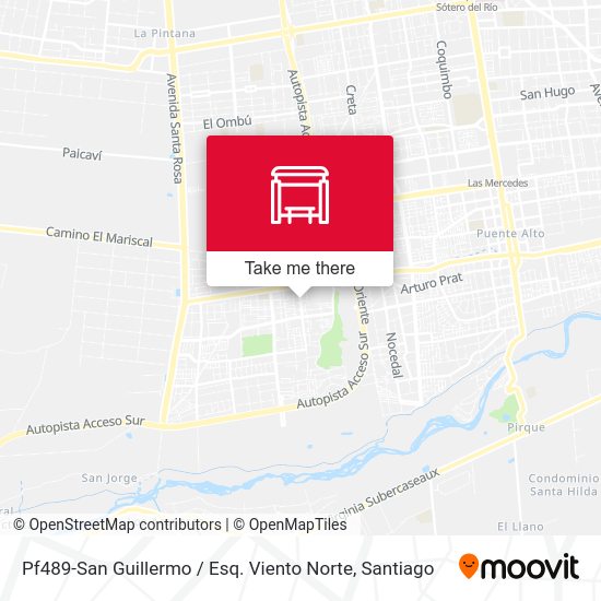 Mapa de Pf489-San Guillermo / Esq. Viento Norte